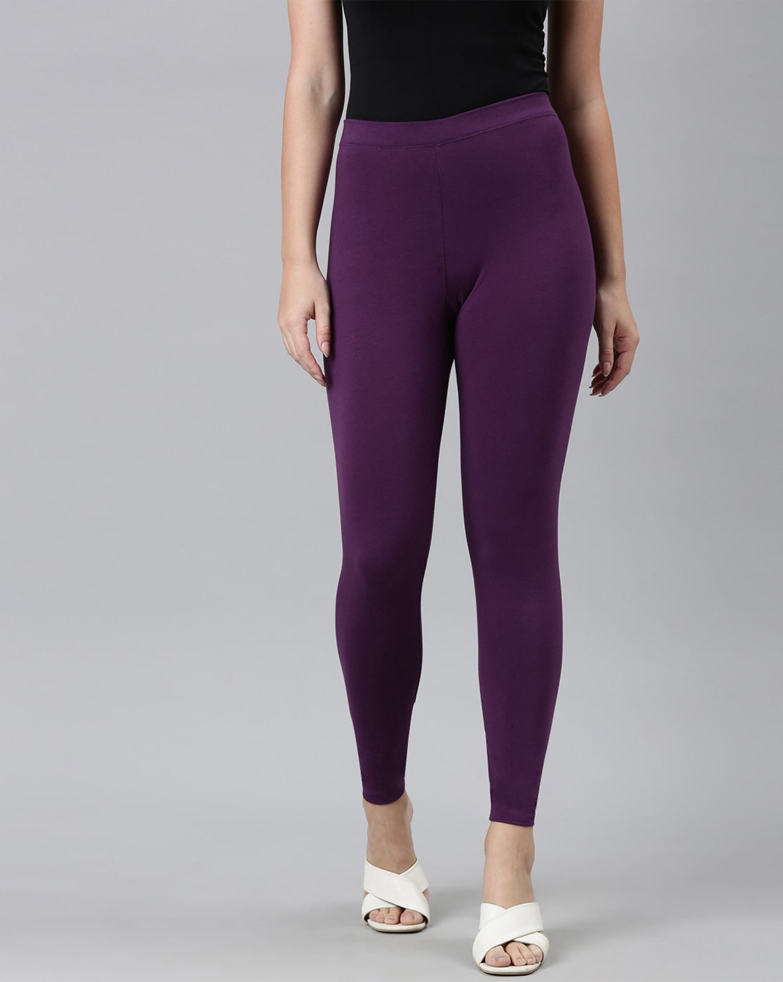 Buy Purple Leggings for Women by Kryptic Online