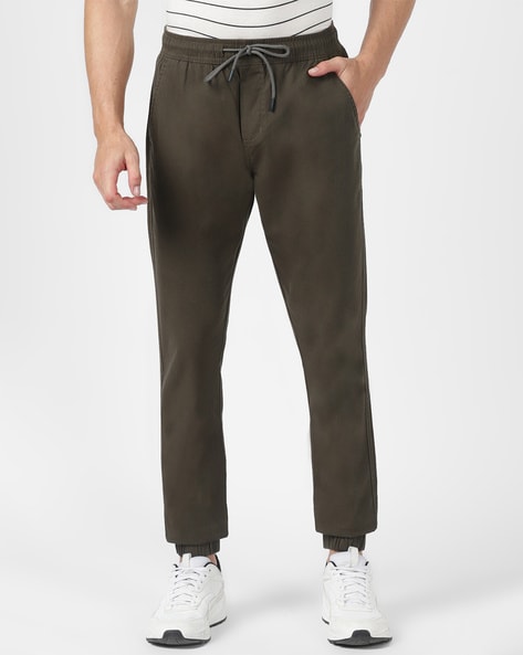 Flat-Front Slim Fit Jogger Pants