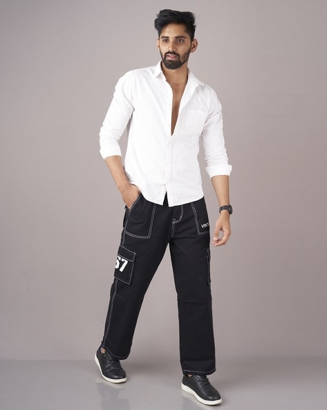 Buy Black Jeans for Men by The Indian Garage Co Online | Ajio.com