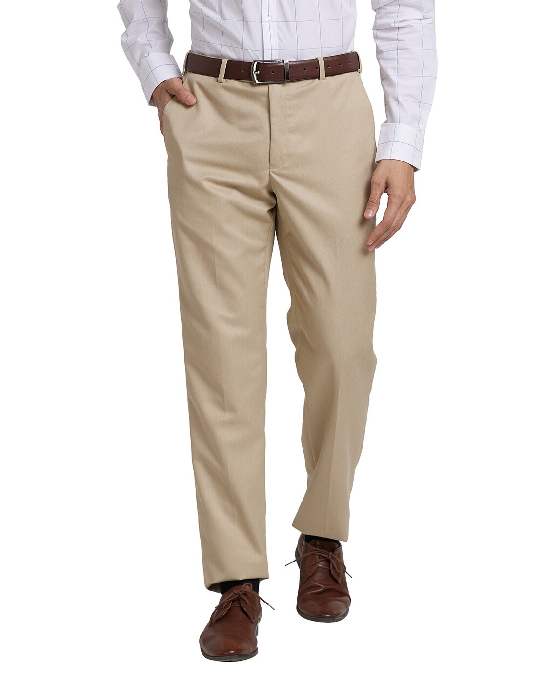 Buy Park Avenue Mens Relaxed Fit Formal Trousers Online at desertcartINDIA