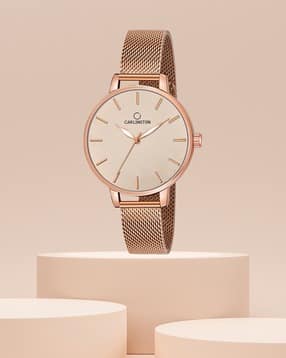 carlington CT2014 Water-Resistant Analogue Watch with Mesh Strap-picture-25