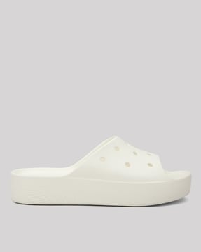 Buy White Flip Flop Slippers for Women by CROCS Online Ajio