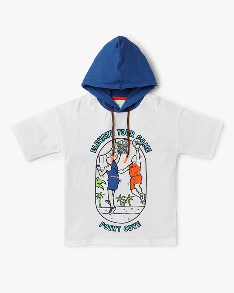 Solar Reactive Hooded T Shirt