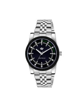 cr-g021-blk-ch analogue wrist watch with mesh strap