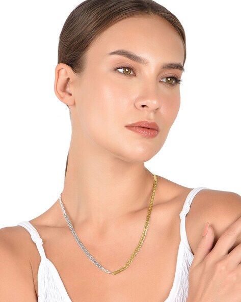 Paperclip Chain Necklace Initial | Womens Gold Paperclip Chain Necklace -  Choker - Aliexpress