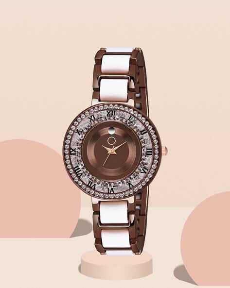 Haute Sauce Round Analog Watch With Embellished Hearts Watch Charm Analog  Watch - For Women - Buy Haute Sauce Round Analog Watch With Embellished  Hearts Watch Charm Analog Watch - For Women