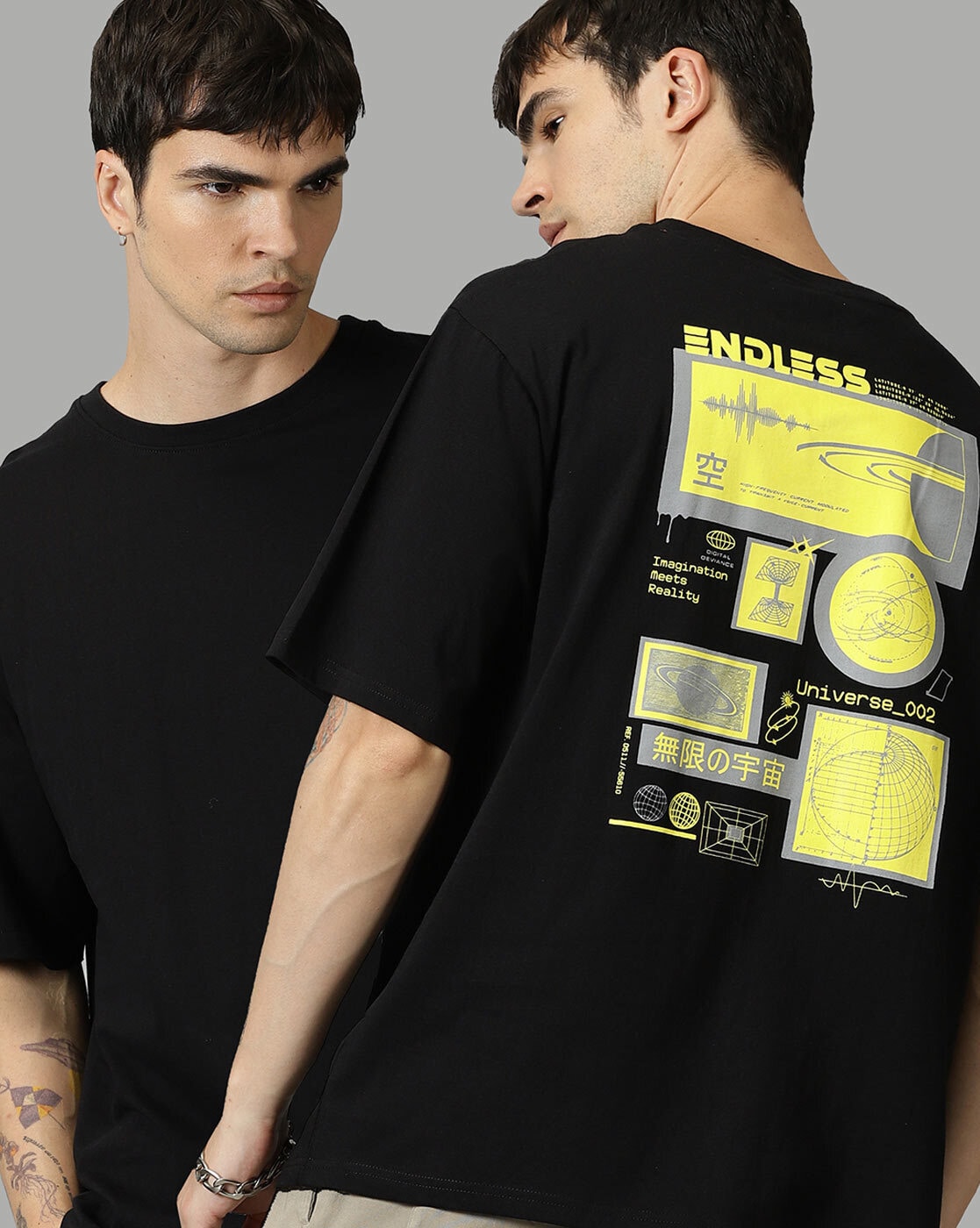 Buy Black Tshirts for Men by THE HOLLANDER Online Ajio