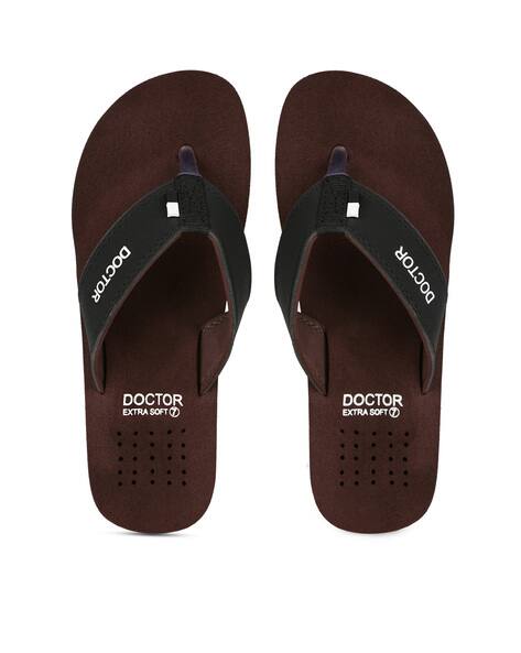 Buy Brown Flip Flop Slippers for Men by Doctor Extra Soft Online