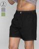 Buy Black Knight + Ash Grey + Olive Green Boxers for Men by XYXX Online ...