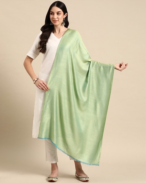 Reversible Stole with Fringes Price in India