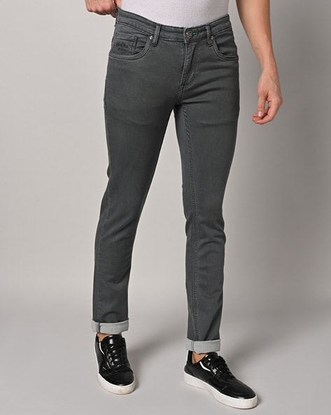 Bare Denim Men Olive Jeans - Selling Fast at Pantaloons.com