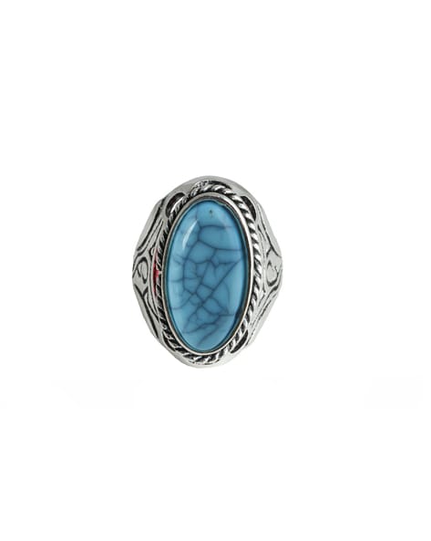 Navajo Silver & Turquoise Ring - Beaded Dreams