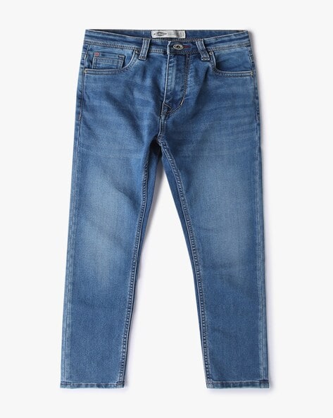 Dior 8 Boyfriend Jeans, D01 Blue Stonewashed Cotton Denim | DIOR