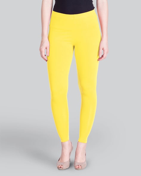 Buy Yellow Leggings for Women by LYRA Online