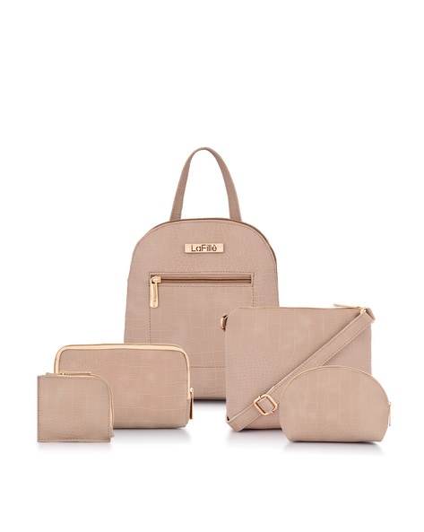 Buy Beige Backpacks for Women by LaFille Online