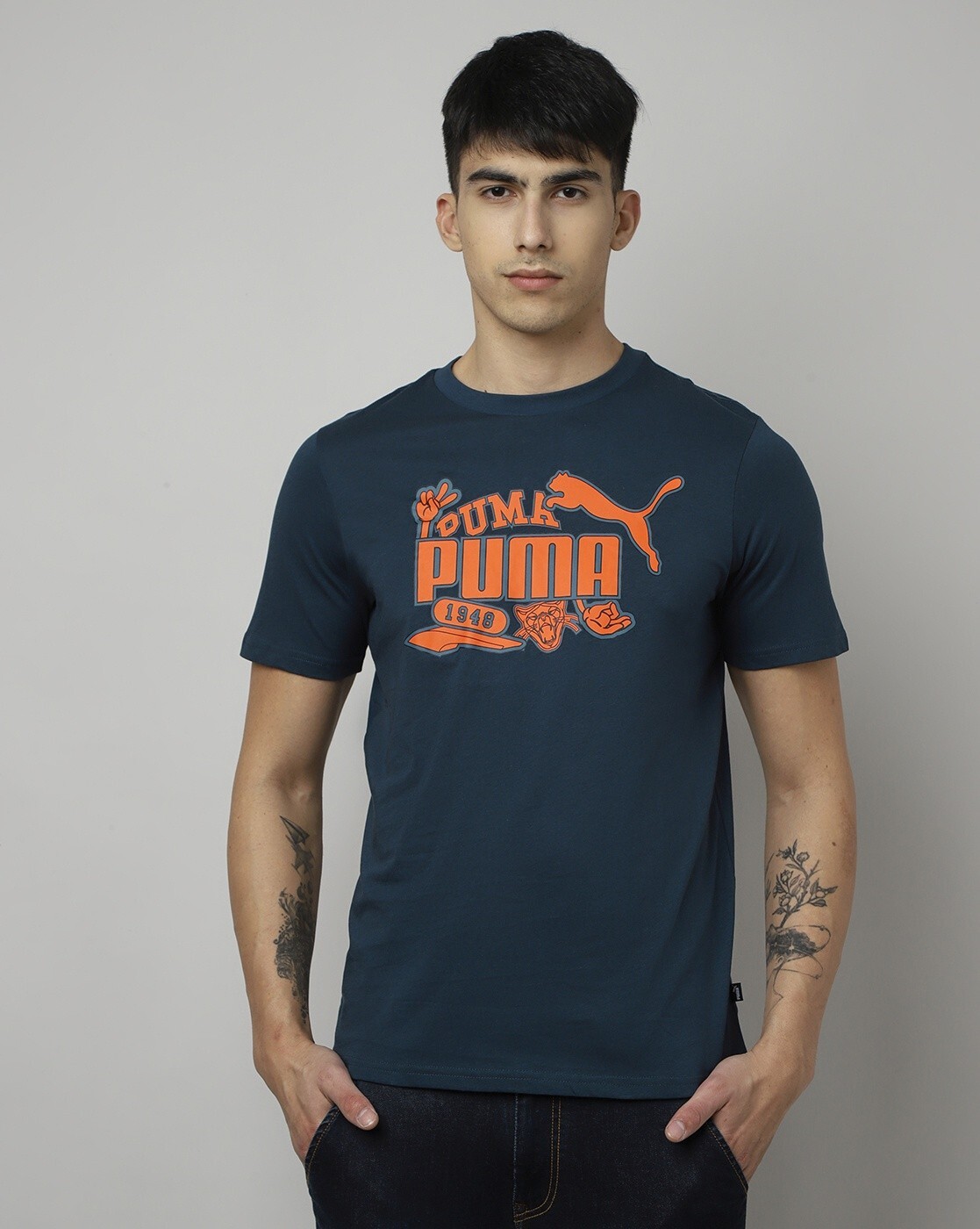 by Puma Buy Blue Tshirts for Men Online