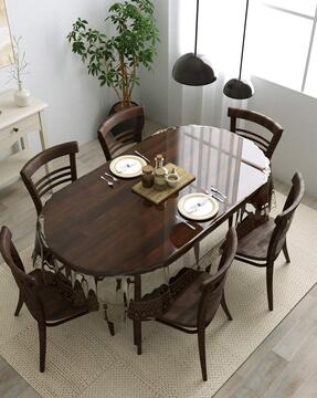 6 seater oval table hot sale