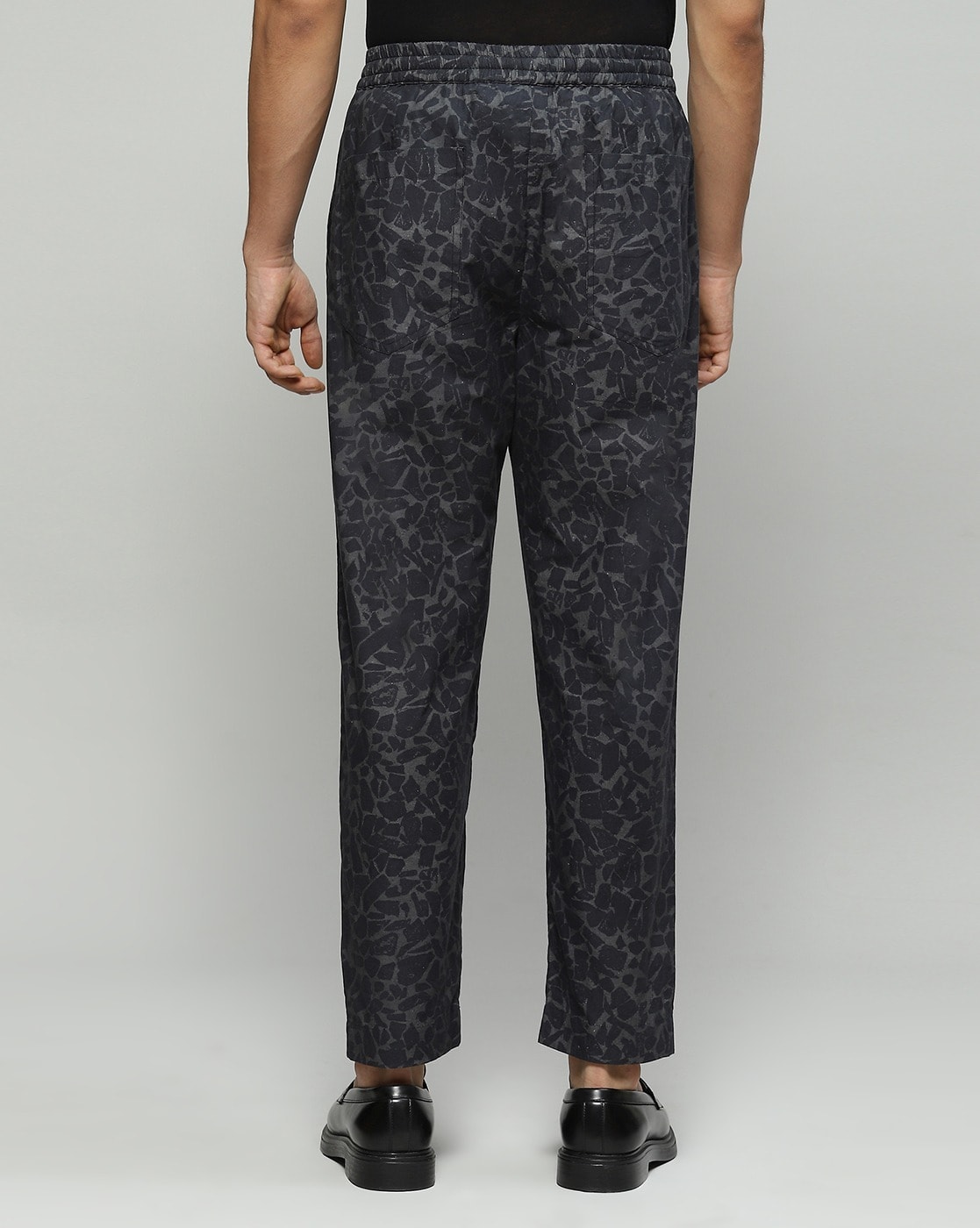 Buy Black Trousers & Pants for Men by Abraham & Thakore Online