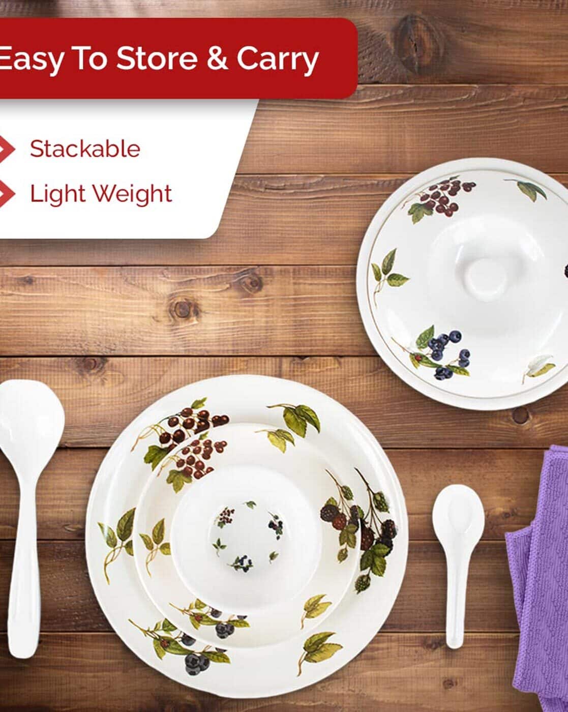 Usha Shriram Melamine Dinner Set 32 Pcs Price 32 Piece Dinner Set