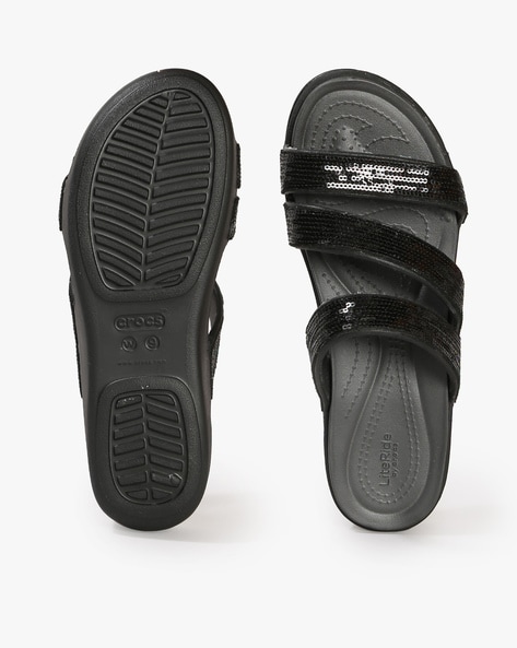 Buy Black Heeled Sandals for Women by CROCS Online