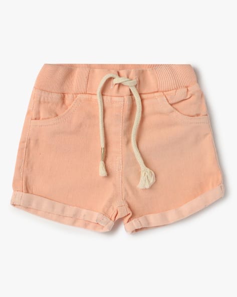 Cotton Shorts with Drawstring Waist
