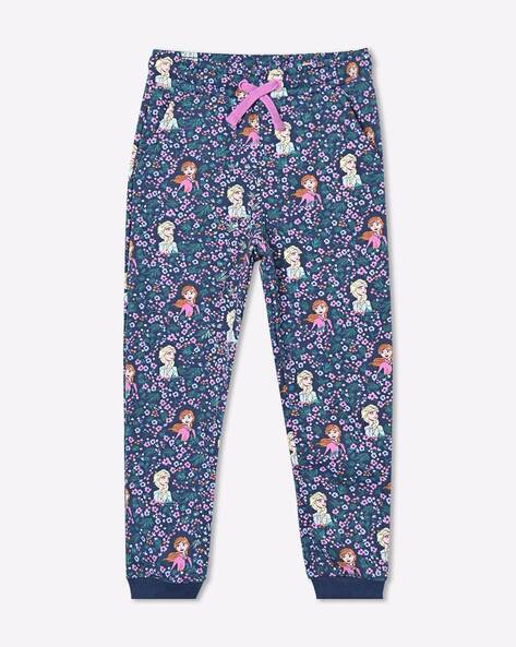 Buy Navy Blue Track Pants for Girls by Disney Online