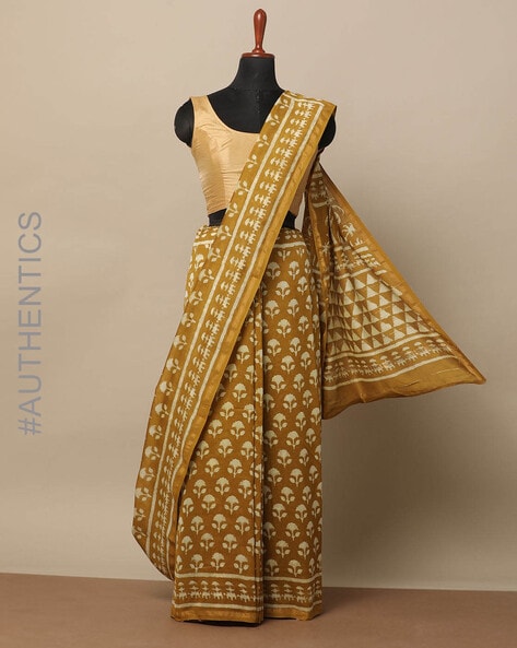 Buy Chanderi Silk Sarees In Rs 1350 Only In Wholesale - Kiran's Boutique