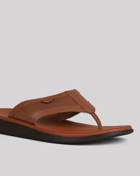 Mens tan 2024 flip flops