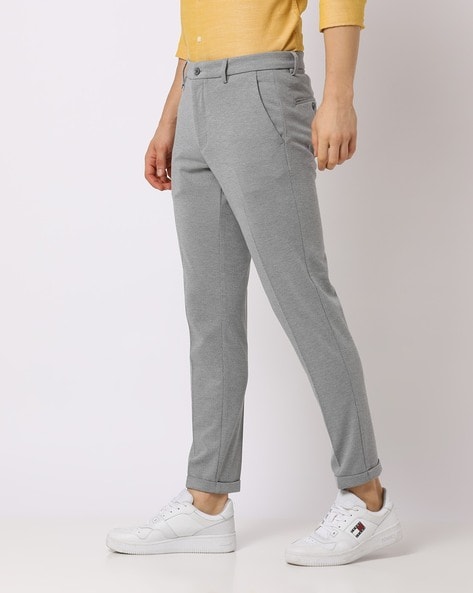 Only & Sons slim tapered fit pants in gray