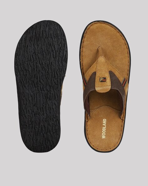 Buy Brown Flip Flop Slippers for Men by WOODLAND Online Ajio