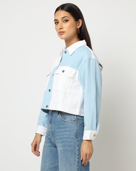 Buy Off White Jackets & Coats for Women by RIO Online | Ajio.com