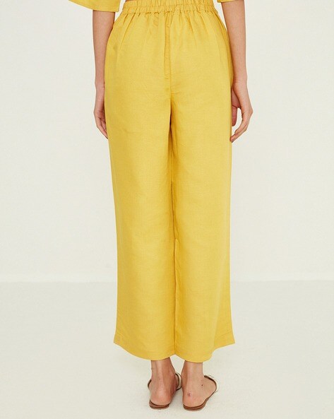 Double-Pleated Straight Fit Pants