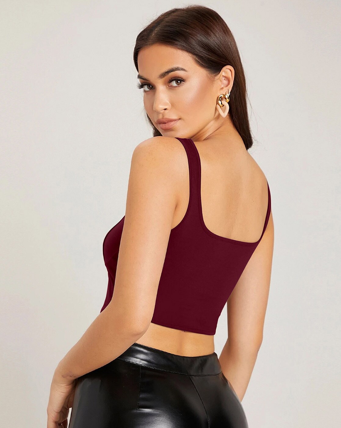 Forever 21 Burgundy Velvet Bralette Size S NWT