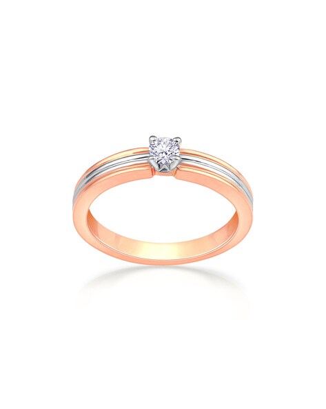Buy Mahi Rose Gold Plated Leaf Shaped Adjustable Finger Ring with Cubic  Zirconia for Women (FR1103165ZWhi) Online at Best Prices in India - JioMart.