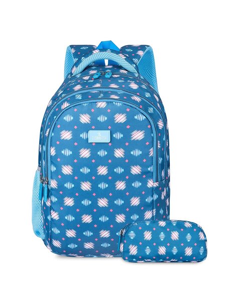 Geometric print clearance backpack