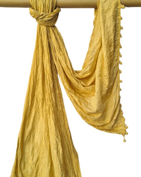 Cotton Dupatta with Tassels Price in India