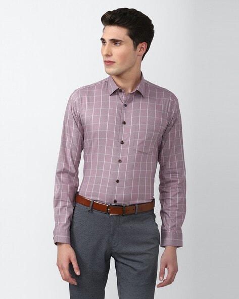 Van Heusen Checked Slim Fit Shirt