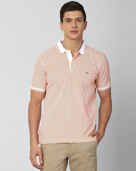 Buy VAN HEUSEN Regular Fit Herringbone Print... Online | Ajio.com