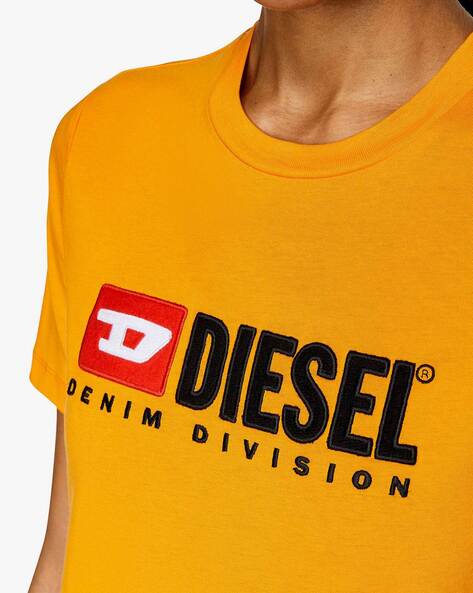 T-DIEGOR-DIV Man: T-shirt with embroidered logo | Diesel