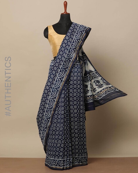 Indigo Sarees - Buy Indigo Sarees online at Best Prices in India |  Flipkart.com