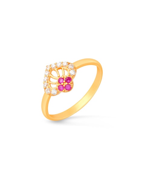 Ruby Diamond Engagement Ring | Ruby Engagement Rings White Gold – Goldia.com
