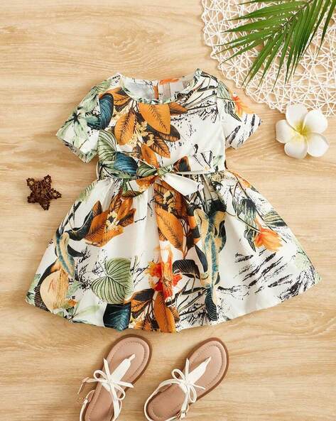 Tropical dress baby clearance girl