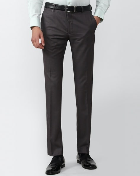 Buy Dark Grey Trousers & Pants for Men by INDEPENDENCE Online | Ajio.com