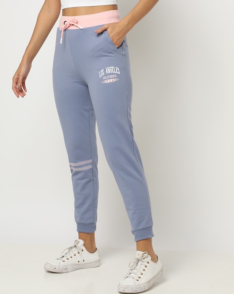 Buy Blue Track Pants for Women by Oxxo Online
