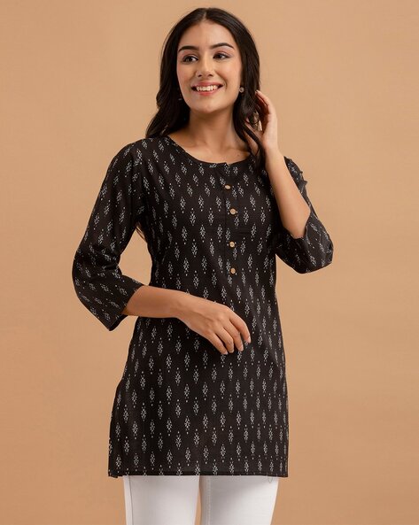 Buy Black Kurtis & Tunics for Women by Clothing Culture Online