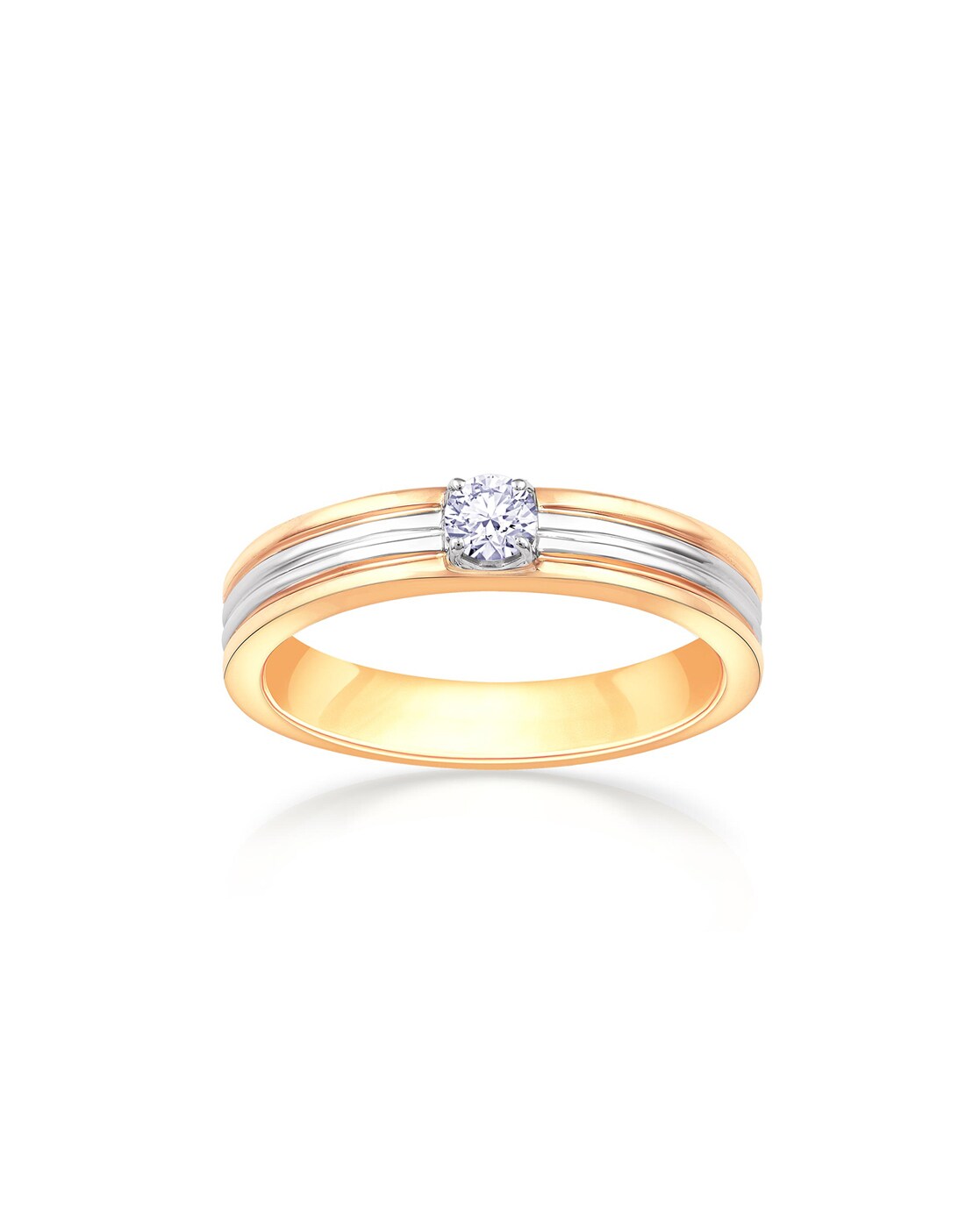 Buy MALABAR GOLD AND DIAMONDS Mens Mine Diamond Ring - Size 18 | Shoppers  Stop