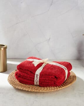 fabindia Set of 2 Cotton Hand & Face Towels-picture-37