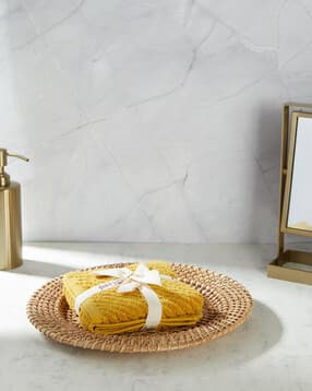 fabindia Set of 2 Striped Cotton Hand & Face Towels-picture-44
