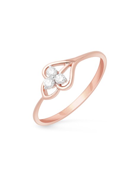 Luxe Infinity Diamond Ring in 18KT Rose Gold