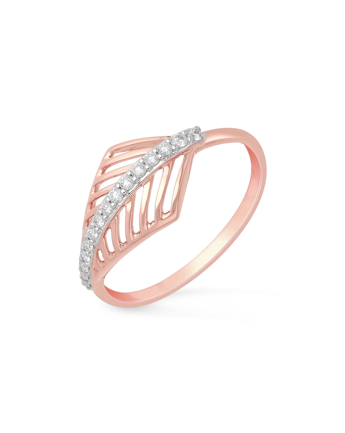 Fashion V Shape Ring Plated Inlaid Shining Zircon Adjustable - Temu